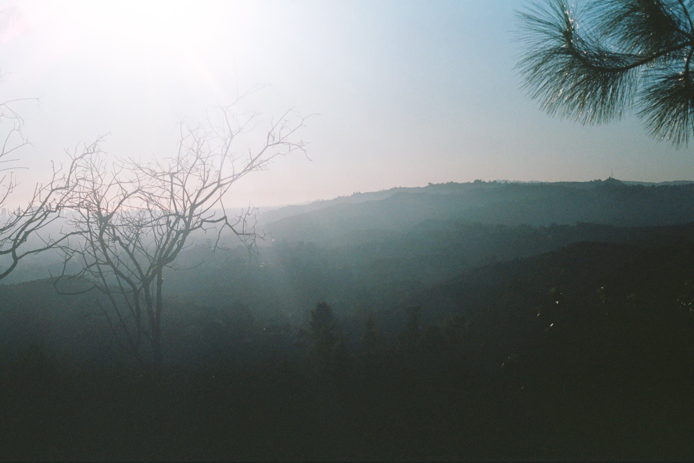 Landscape photograph made in Los Angeles, California.