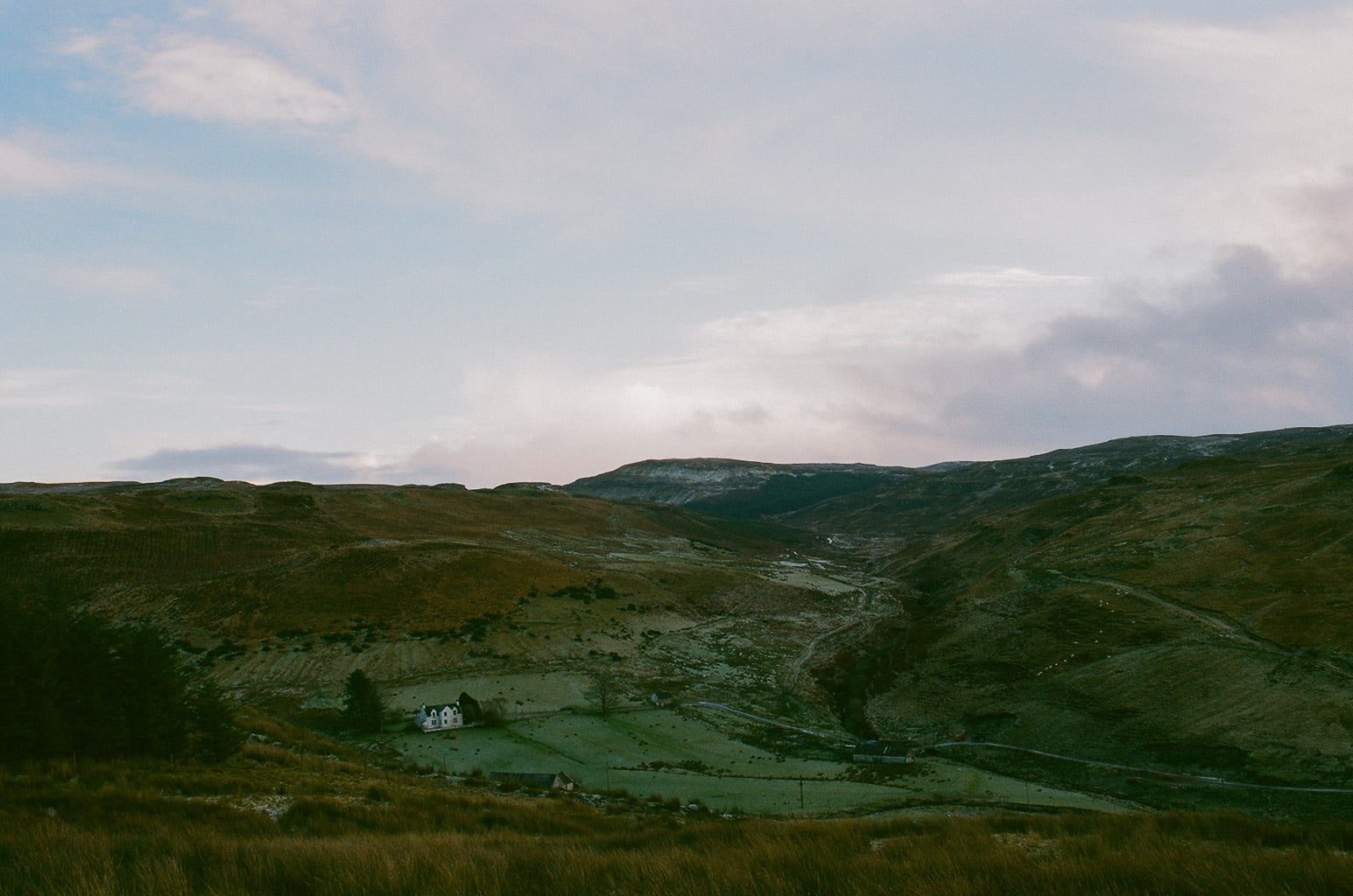 Landscape photograph made on the Isle of Skye, Scotland.