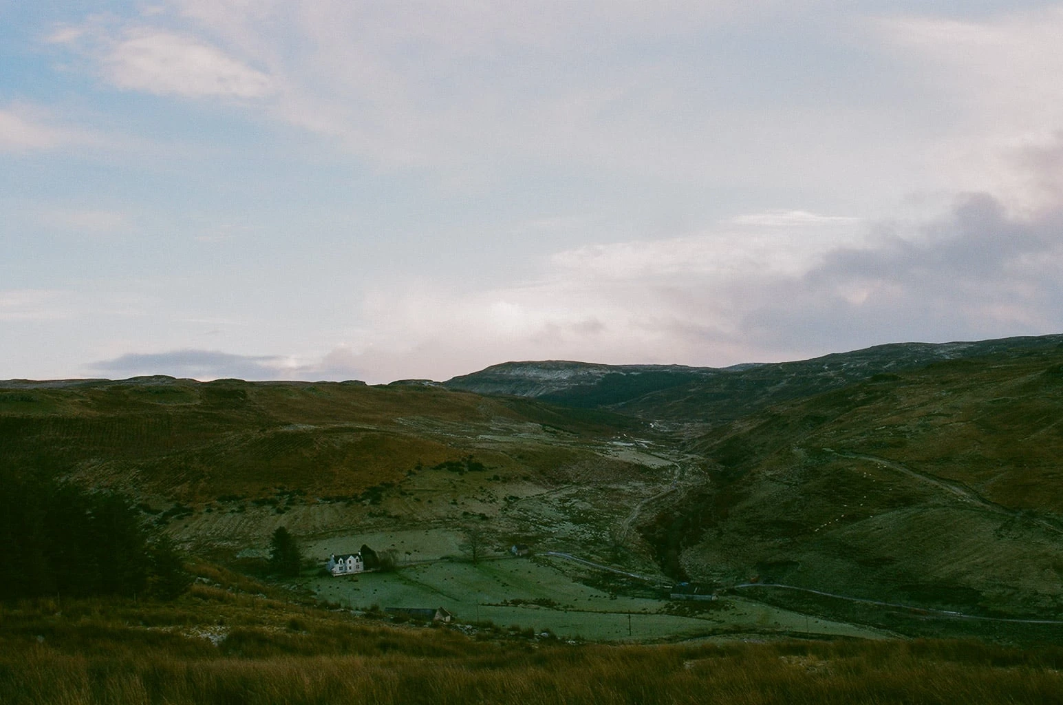 Landscape photograph made on the Isle of Skye, Scotland.