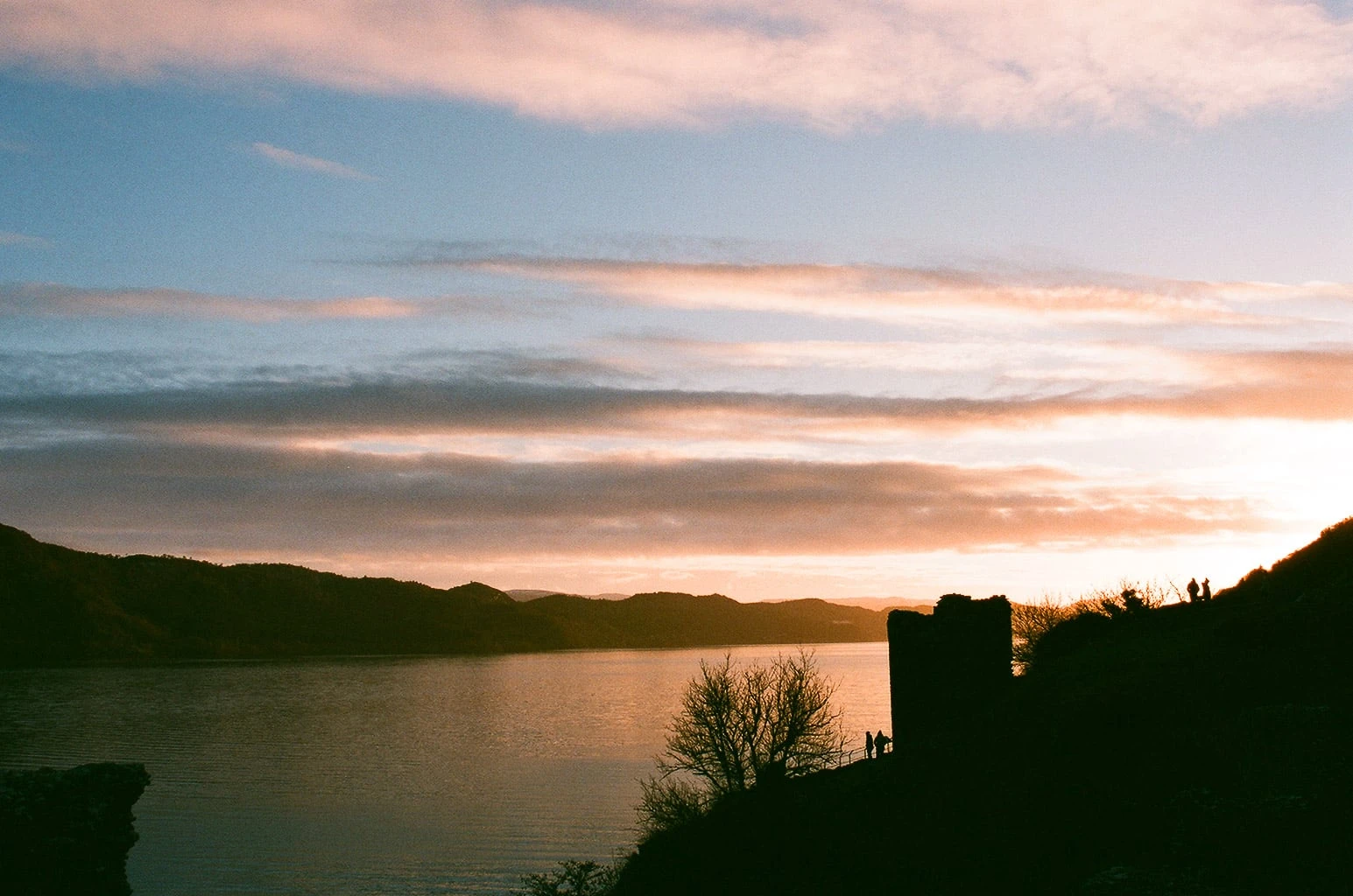 Landscape photograph of Loch Ness near Inverness, Scotland.